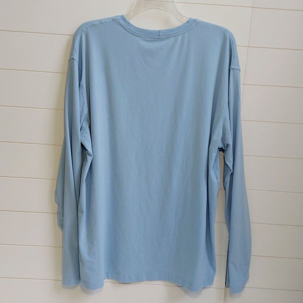 Coolibar Men's XXL Morada Everyday T-Shirt Sky Blue UPF 50+ Outdoor Long Sleeves - Picture 4 of 9
